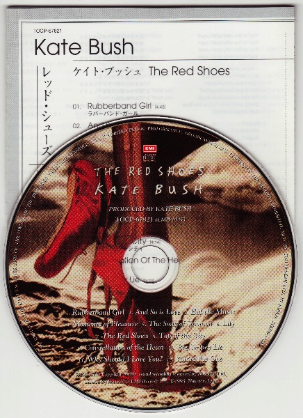 CD &  lyrics, Bush, Kate - Red Shoes